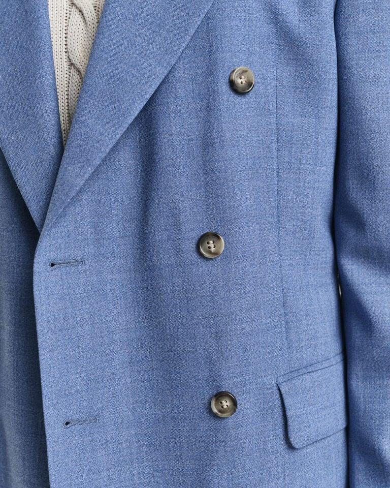 Gant Chaqueta de traje Regular Fit de lana mouliné En oferta