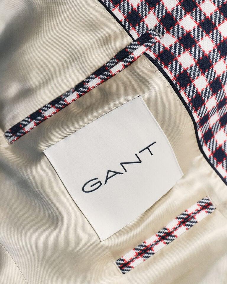 Gant Americana Regular Fit de mezcla de algodón a cuadros Descuentos del mes
