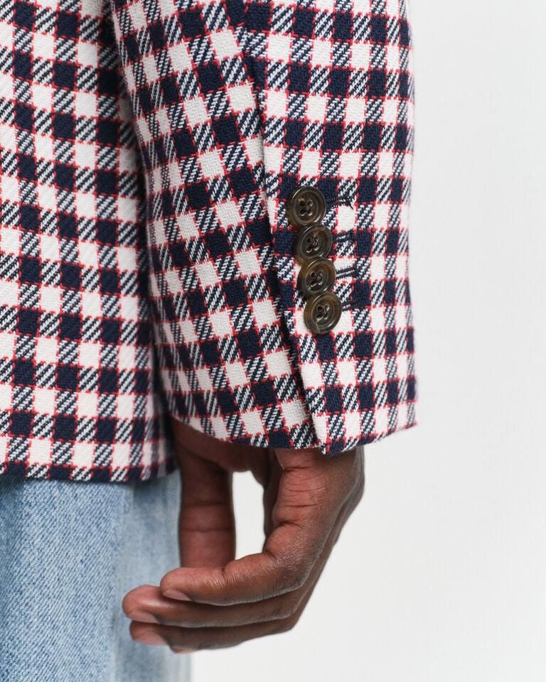 Gant Americana Regular Fit de mezcla de algodón a cuadros Descuentos del mes