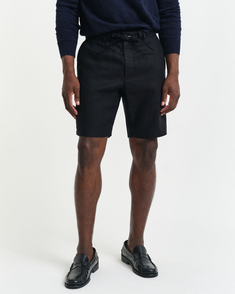 Gant Pantalones cortos Relaxed Fit de lino con cordón ajustable Rebajas online