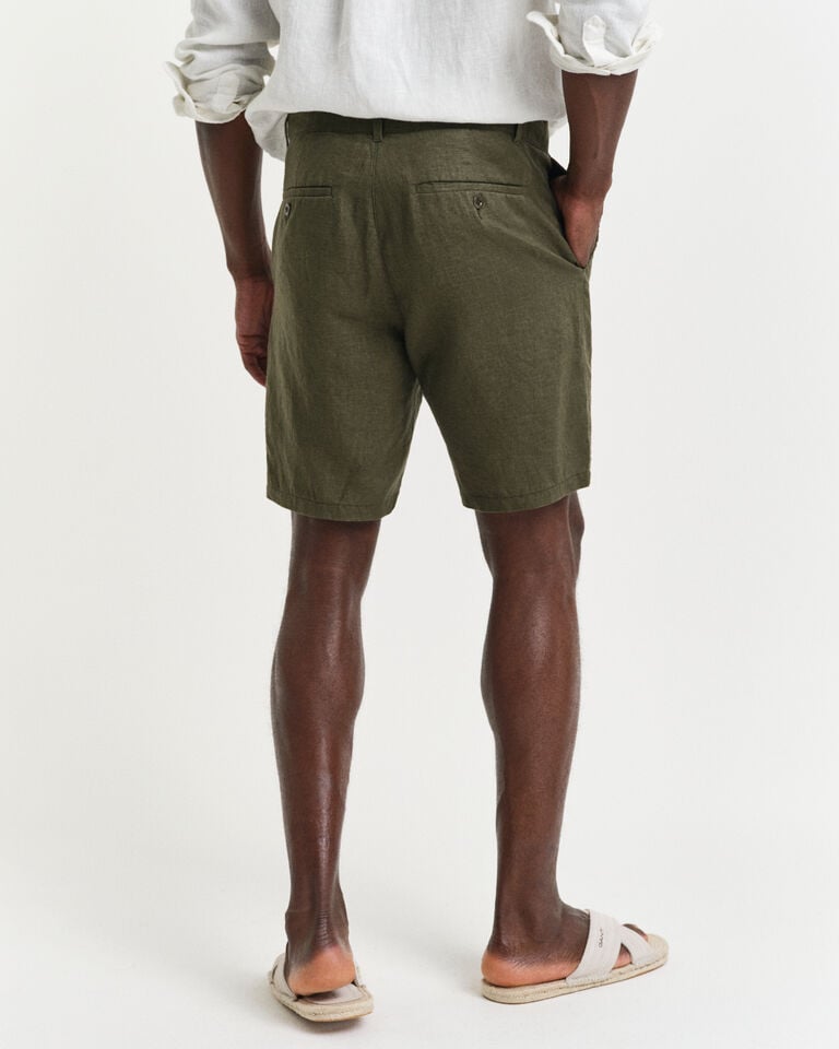 Gant Pantalones cortos Relaxed Fit de lino con cordón ajustable Envío gratis