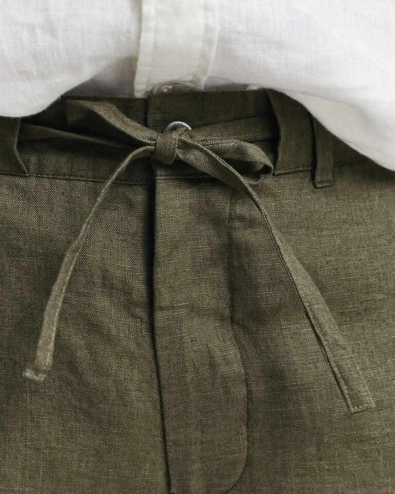 Gant Pantalones cortos Relaxed Fit de lino con cordón ajustable Envío gratis