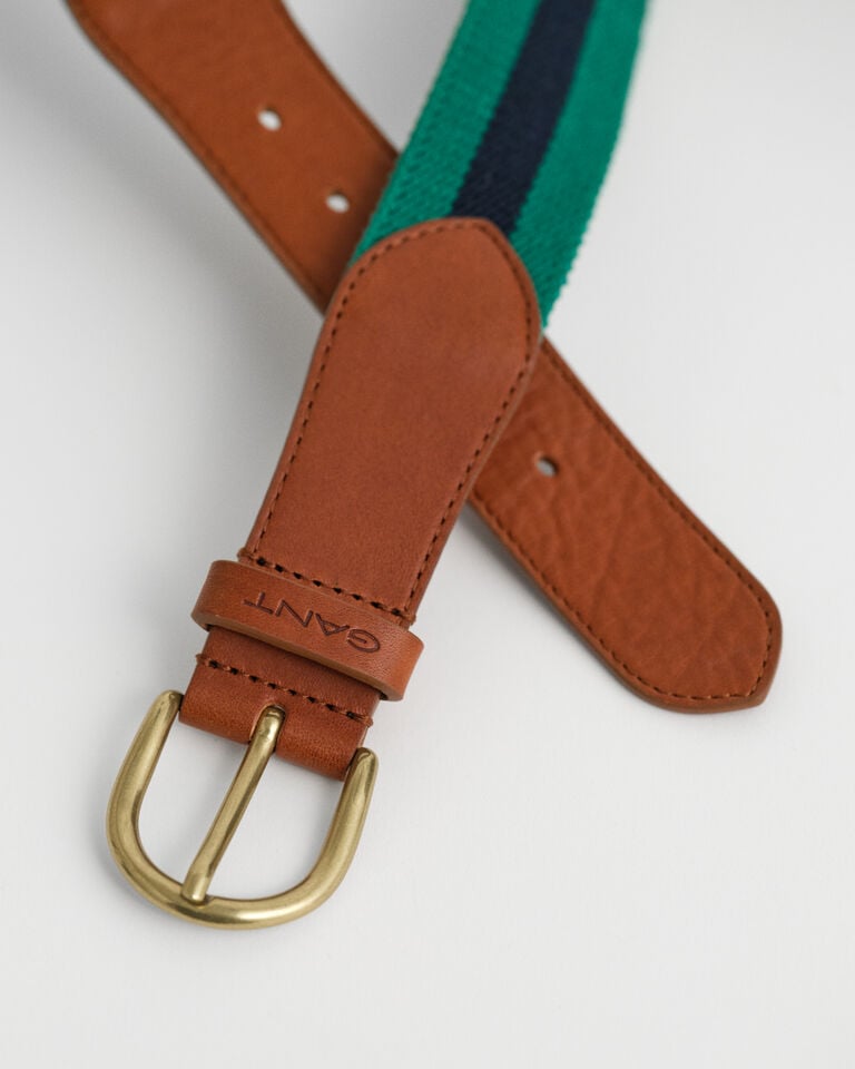 Gant Cinturón tejido a rayas Rebajas de fábrica