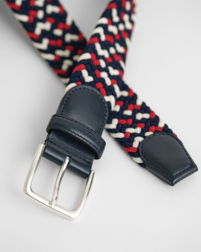 Gant Cinturón elástico trenzado multicolor Tienda