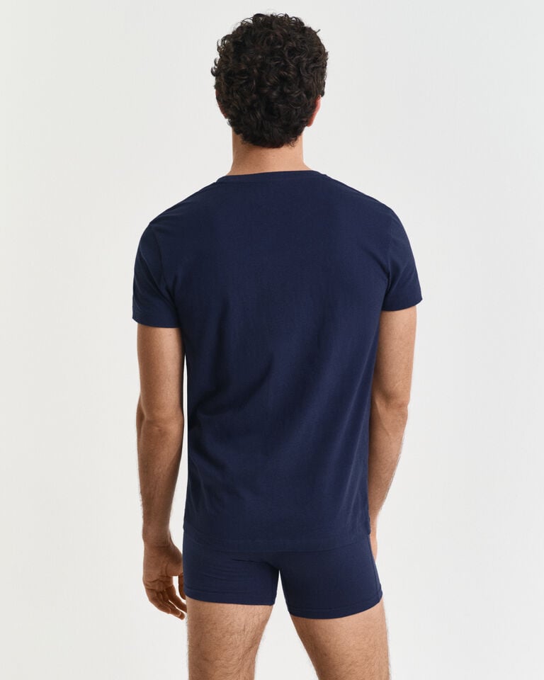 Gant Paquete de dos camisetas de cuello redondo Solo hoy