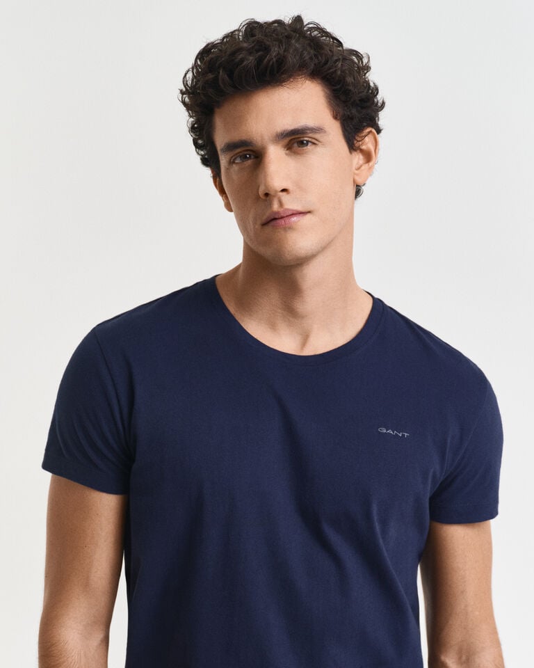 Gant Paquete de dos camisetas de cuello redondo Solo hoy
