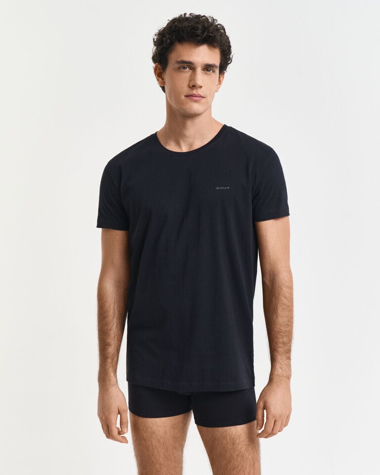 Gant Paquete de dos camisetas de cuello redondo Oferta especial de fábrica