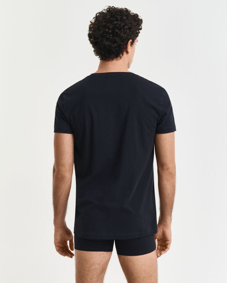 Gant Paquete de dos camisetas de cuello redondo Oferta especial de fábrica