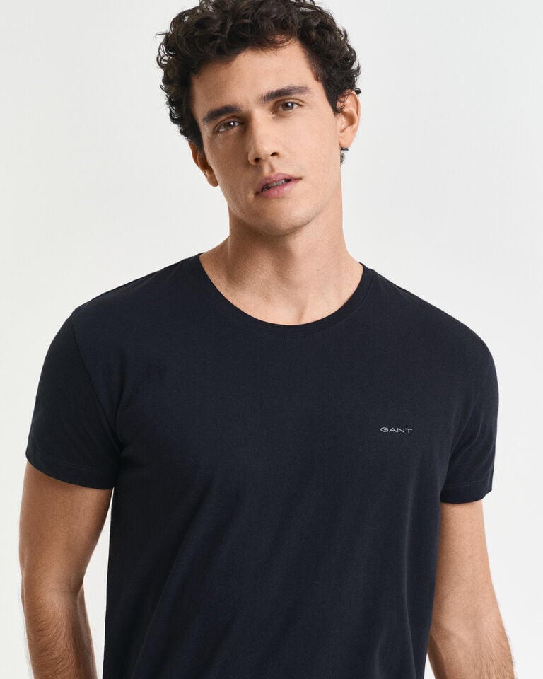 Gant Paquete de dos camisetas de cuello redondo Oferta especial de fábrica