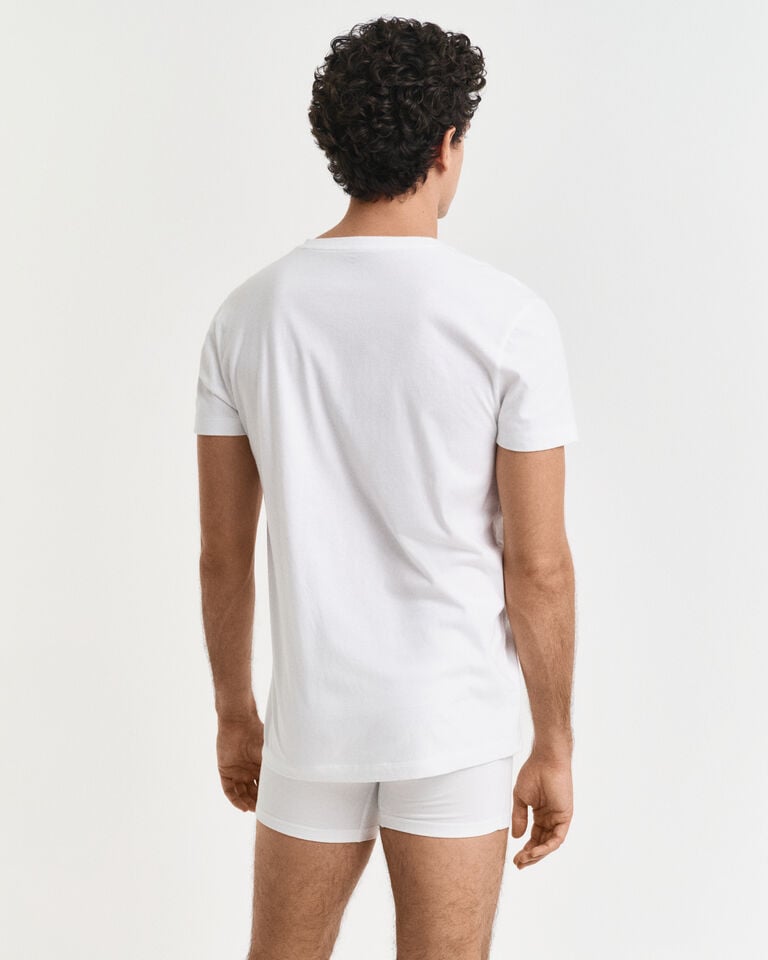 Gant Paquete de dos camisetas de cuello de pico Libre de impuestos
