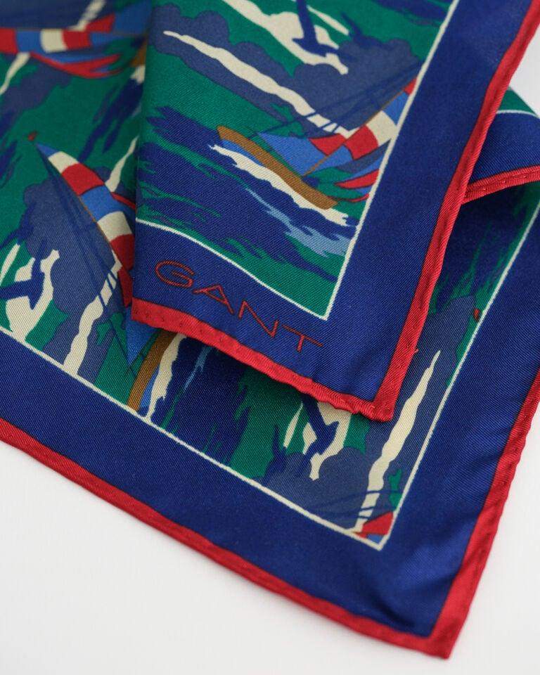 Gant Pañuelo de bolsillo de seda Sailing Print Ofertas de temporada