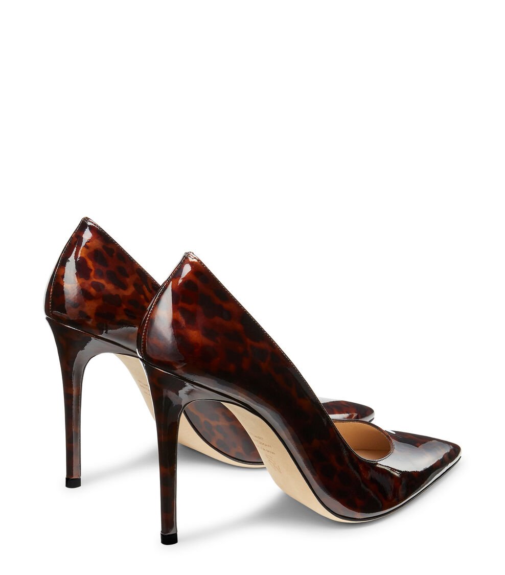 Stuart Weitzman STUART POWER 100 PUMP en MARRÓN OSCURO de Mujer | Stuart Weitzman® Tienda de fábrica