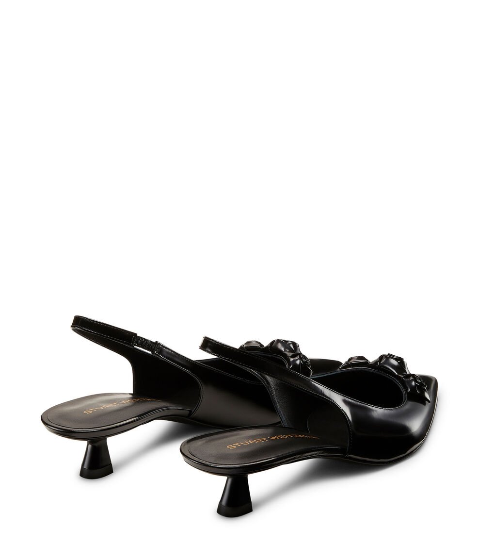Stuart Weitzman ROSIE 35 SLINGBACK en NEGRO de Mujer | Stuart Weitzman® Ofertas de temporada