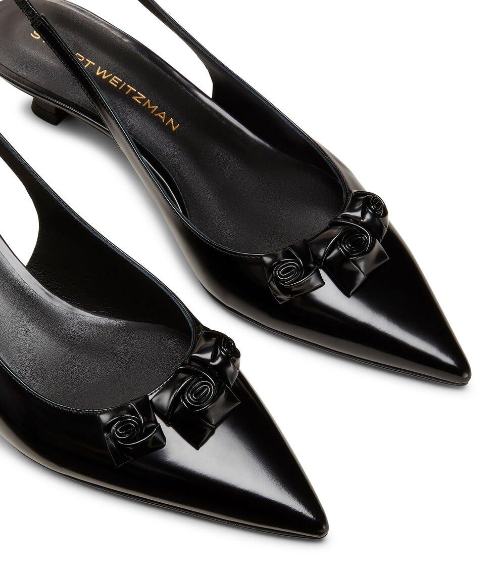 Stuart Weitzman ROSIE 35 SLINGBACK en NEGRO de Mujer | Stuart Weitzman® Ofertas de temporada