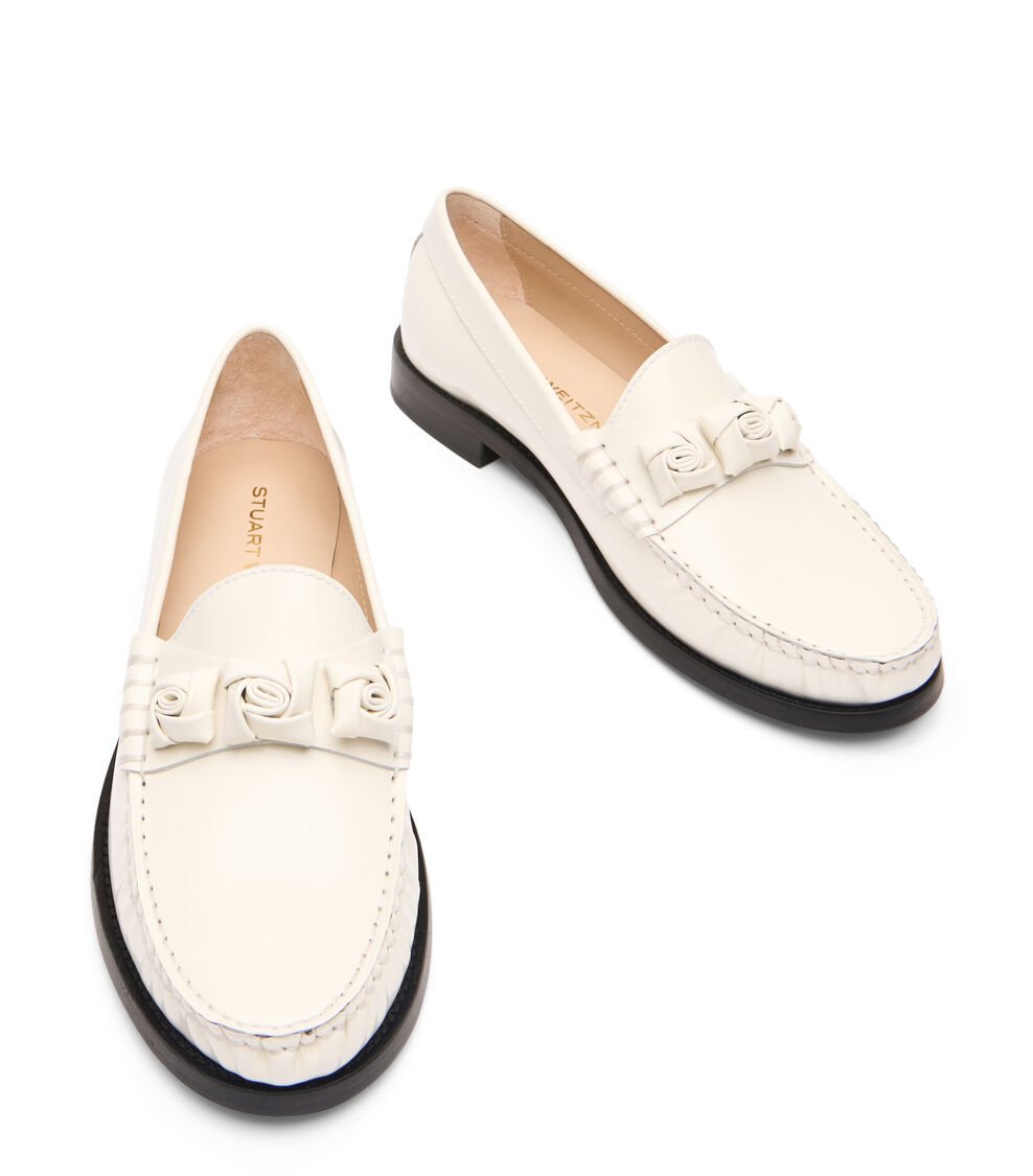 Stuart Weitzman ROSIE LOAFER en CREMA de Mujer | Stuart Weitzman® Precio ultrabajo