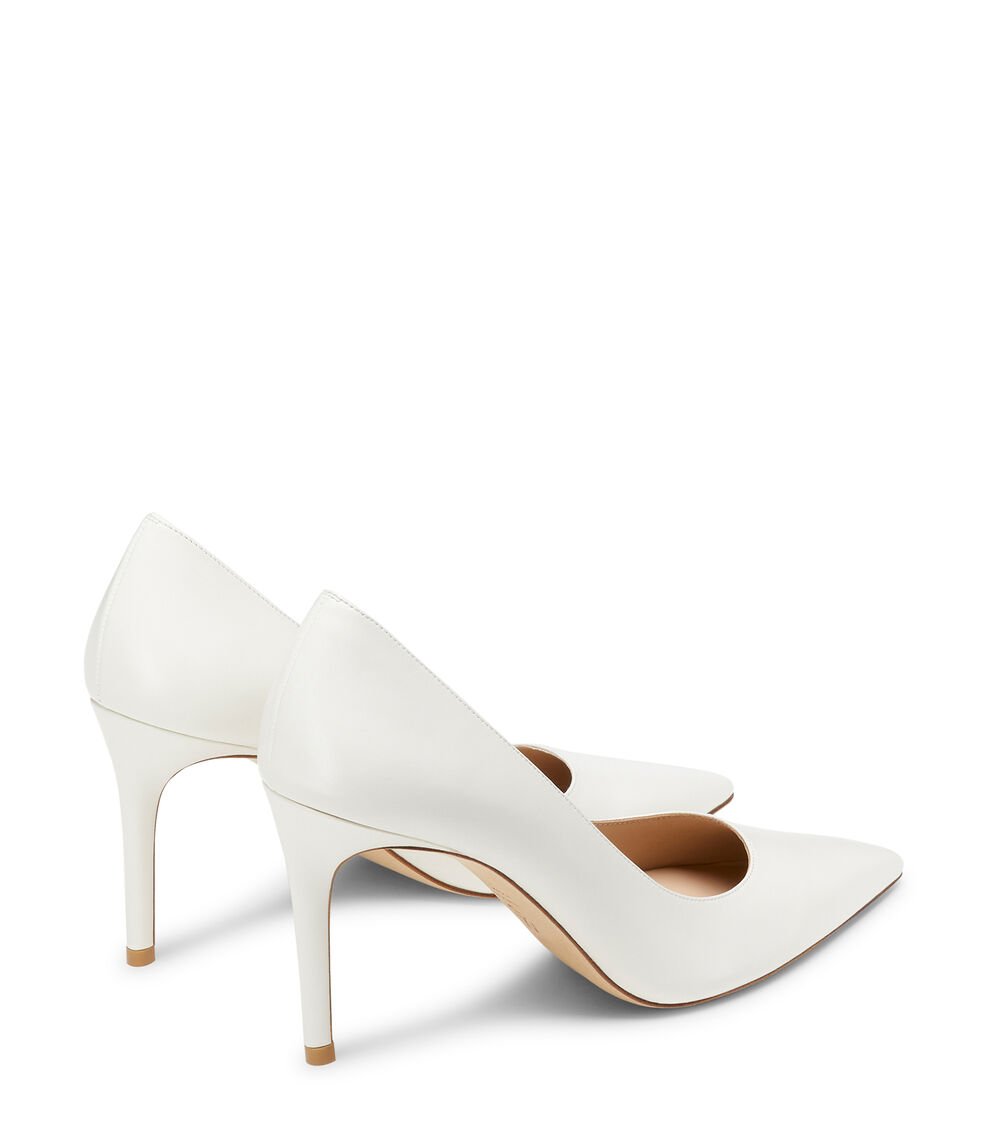 Stuart Weitzman STUART POWER 85 PUMP en CREMA de Mujer | Stuart Weitzman® 2025