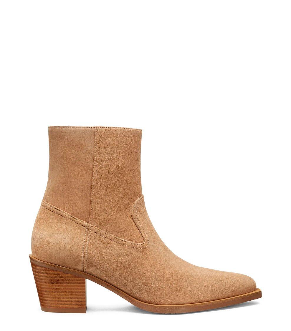 Stuart Weitzman TATE BOOTIE en NUEVO CAMEL/CARAMELO de Mujer | Stuart Weitzman® Rebajas