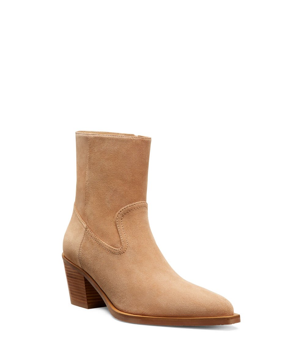 Stuart Weitzman TATE BOOTIE en NUEVO CAMEL/CARAMELO de Mujer | Stuart Weitzman® Rebajas
