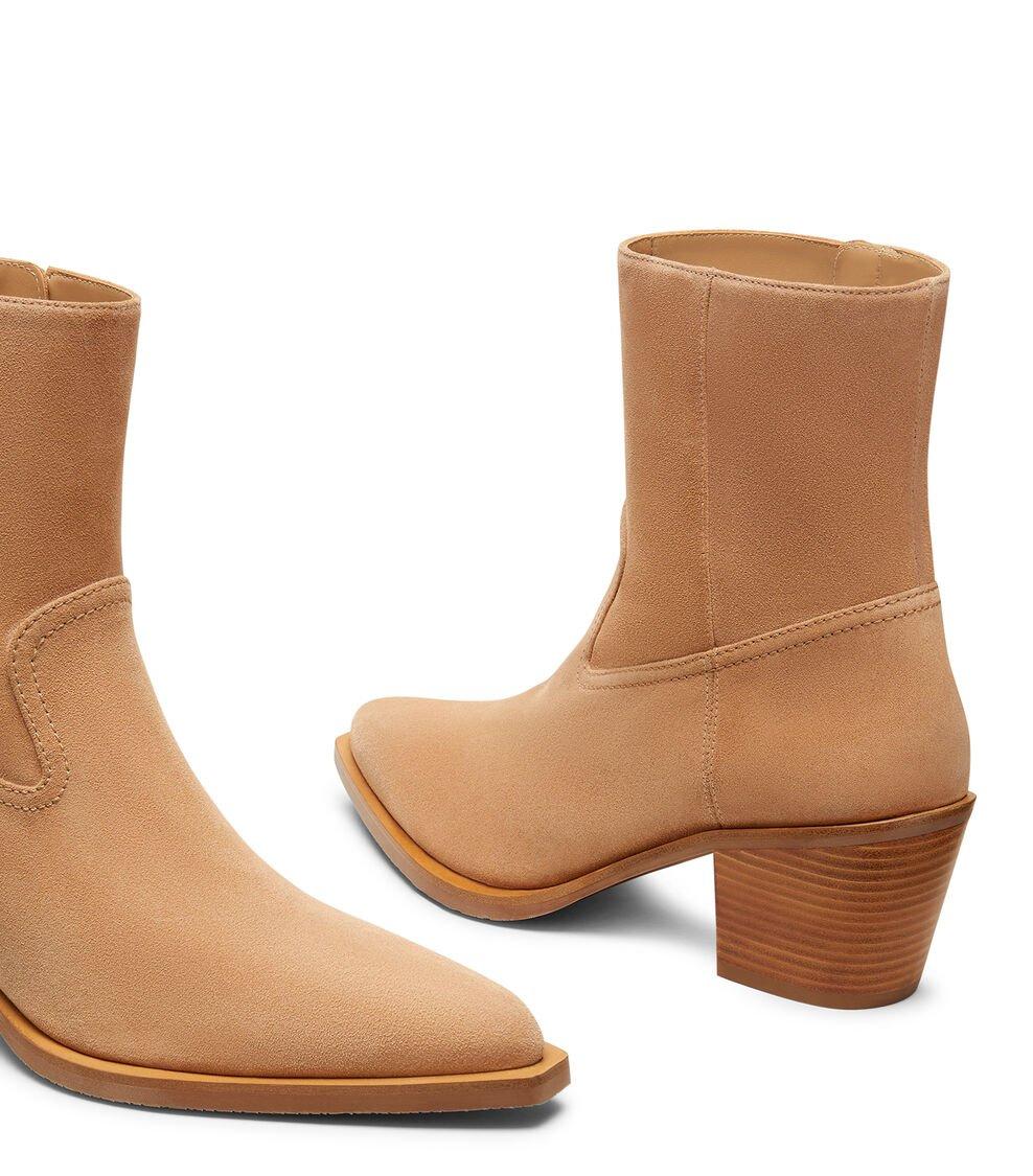 Stuart Weitzman TATE BOOTIE en NUEVO CAMEL/CARAMELO de Mujer | Stuart Weitzman® Rebajas