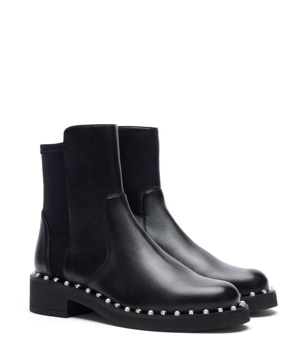 Stuart Weitzman 5050 REVERIE BOOTIE en NEGRO de Mujer | Stuart Weitzman® Rebajas baratas