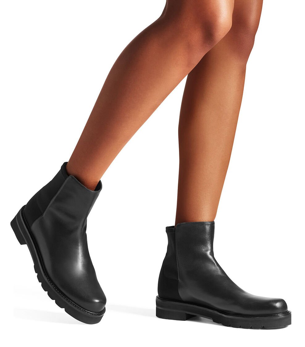 Stuart Weitzman 5050 LIFT BOOTIE en NEGRO de Mujer | Stuart Weitzman® Tienda