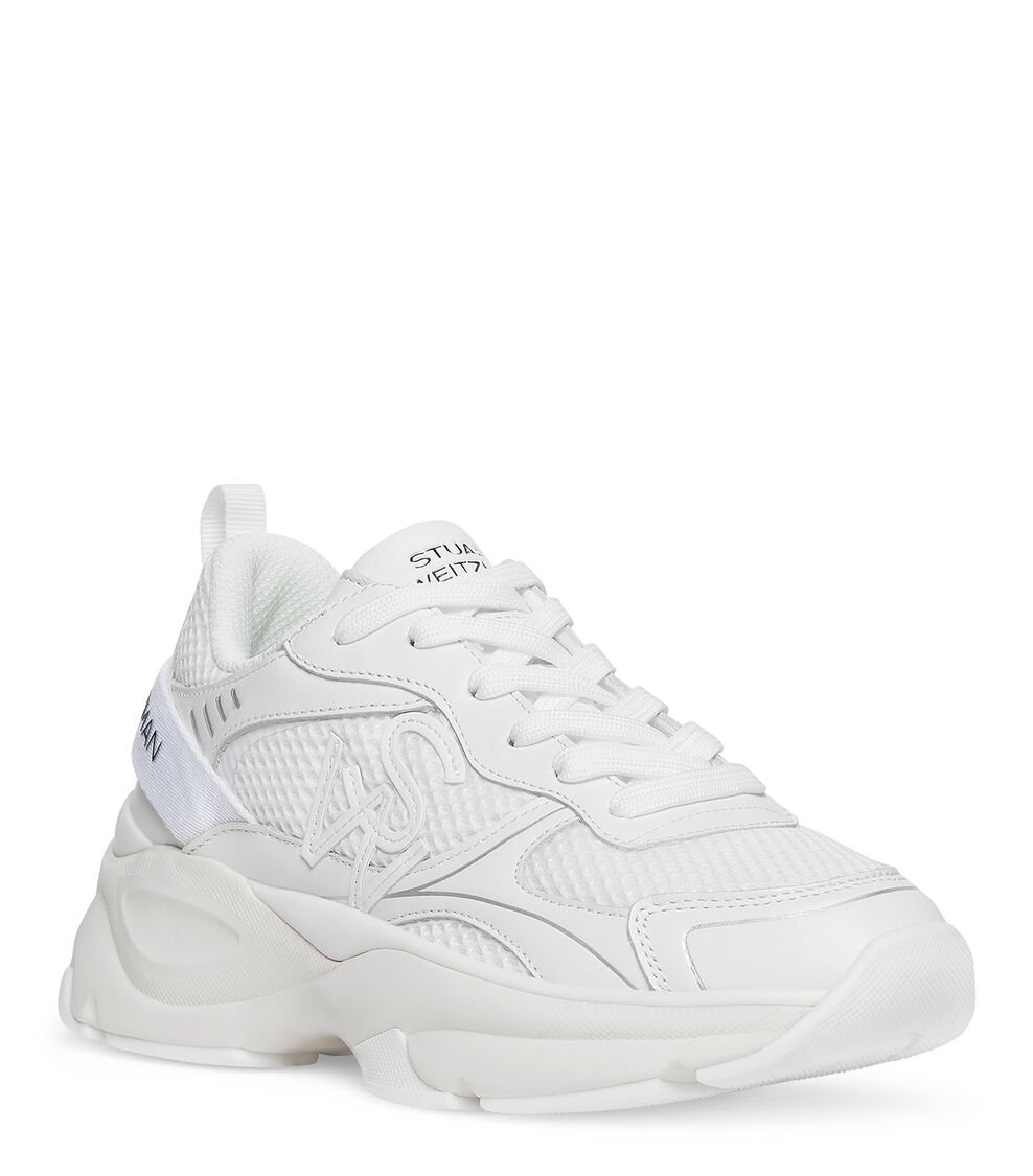 Stuart Weitzman SW TRAINER en BLANCO de Mujer | Stuart Weitzman® Envío gratis