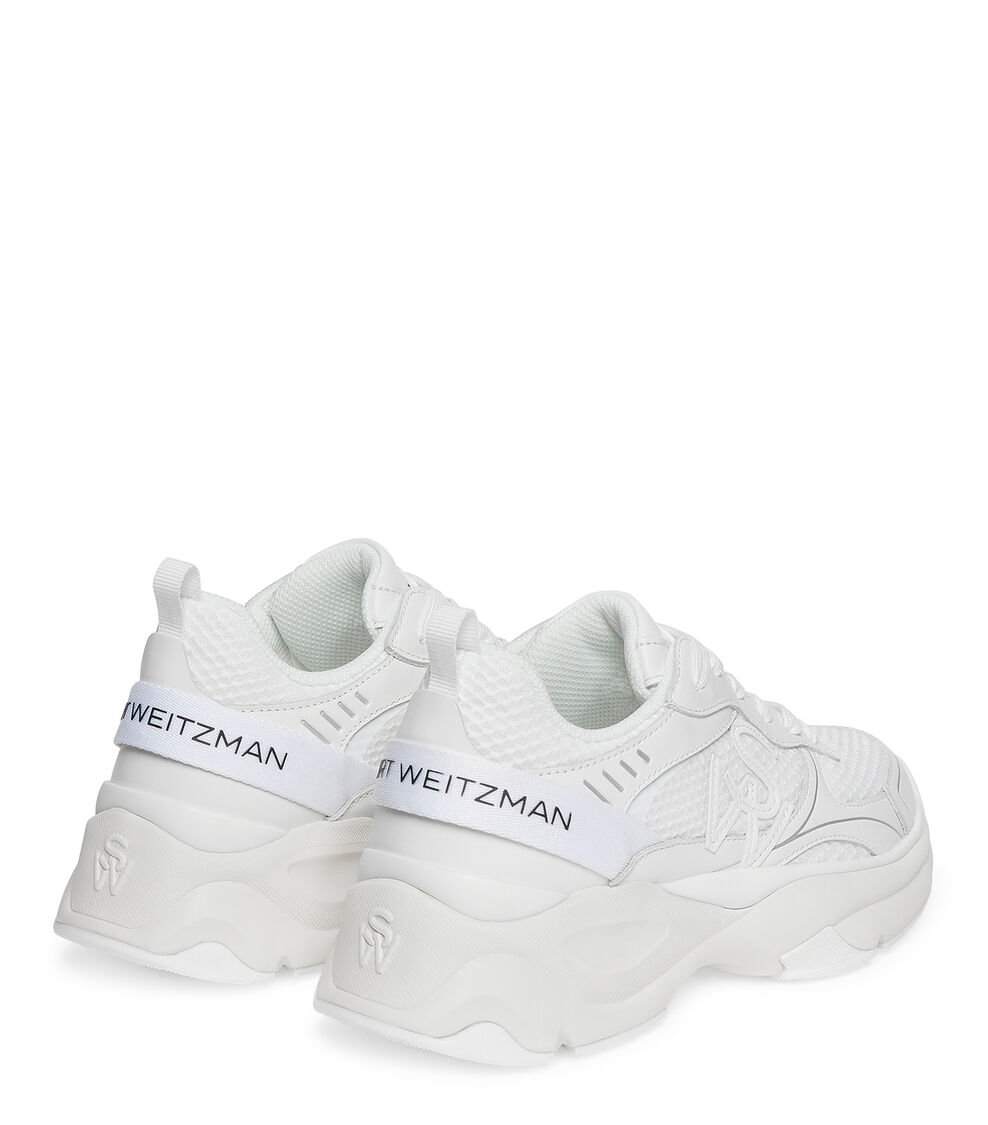 Stuart Weitzman SW TRAINER en BLANCO de Mujer | Stuart Weitzman® Envío gratis