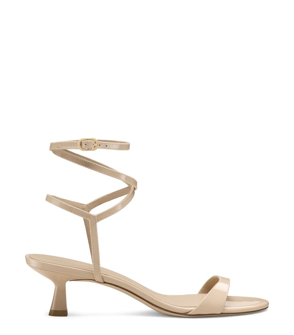 Stuart Weitzman NUDIST WRAP 50 en BARELY BEIGE de Mujer | Stuart Weitzman® ÚLTIMAS EDICIONES