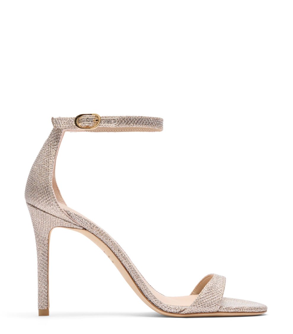Stuart Weitzman NUDIST II 100 SANDAL en POLVO de Mujer | Stuart Weitzman® Solo hoy