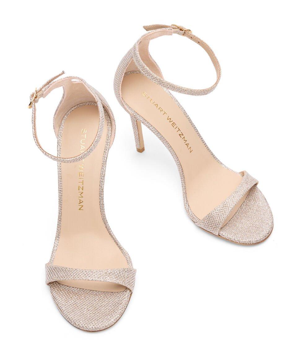 Stuart Weitzman NUDIST II 100 SANDAL en POLVO de Mujer | Stuart Weitzman® Solo hoy