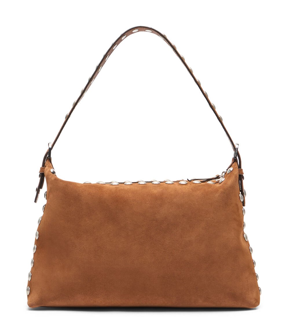 Stuart Weitzman STUART STUD SHOULDER BAG en FOX de Mujer | Stuart Weitzman® Solo queda un día