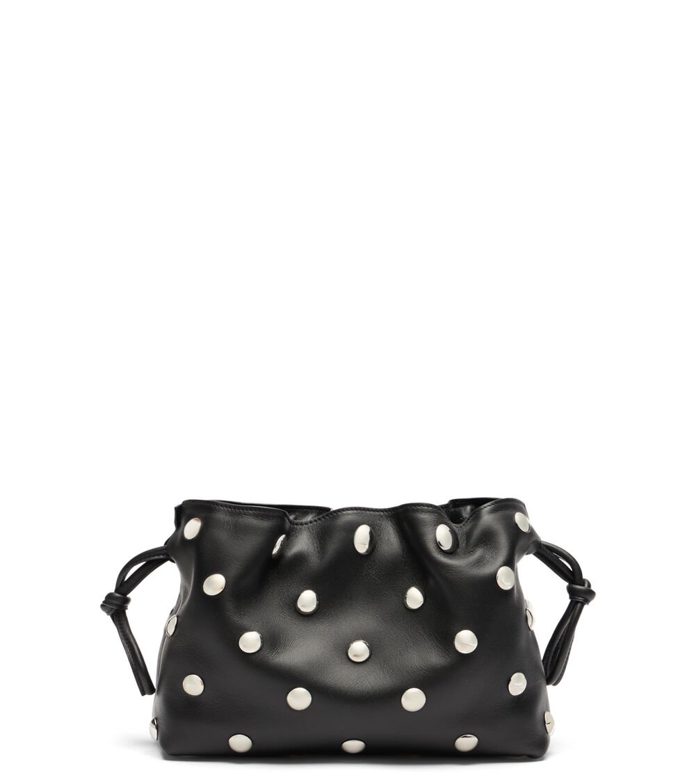 Stuart Weitzman MIA MINI STUD BAG en BLACK de Mujer | Stuart Weitzman® Liquidación