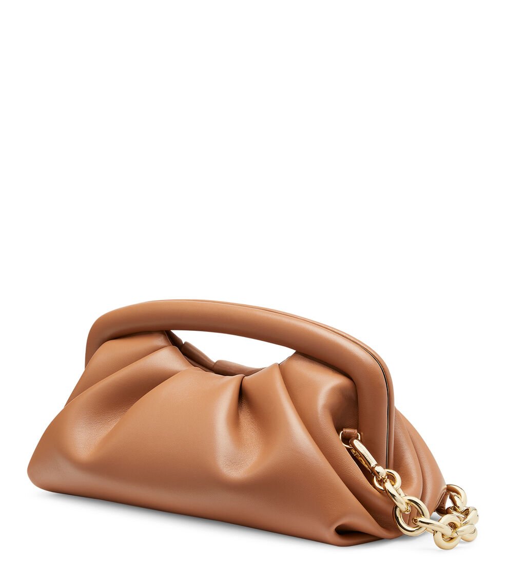 Stuart Weitzman THE MODA FRAME POUCH en TOSTADO de Mujer | Stuart Weitzman® Ahorra y exporta