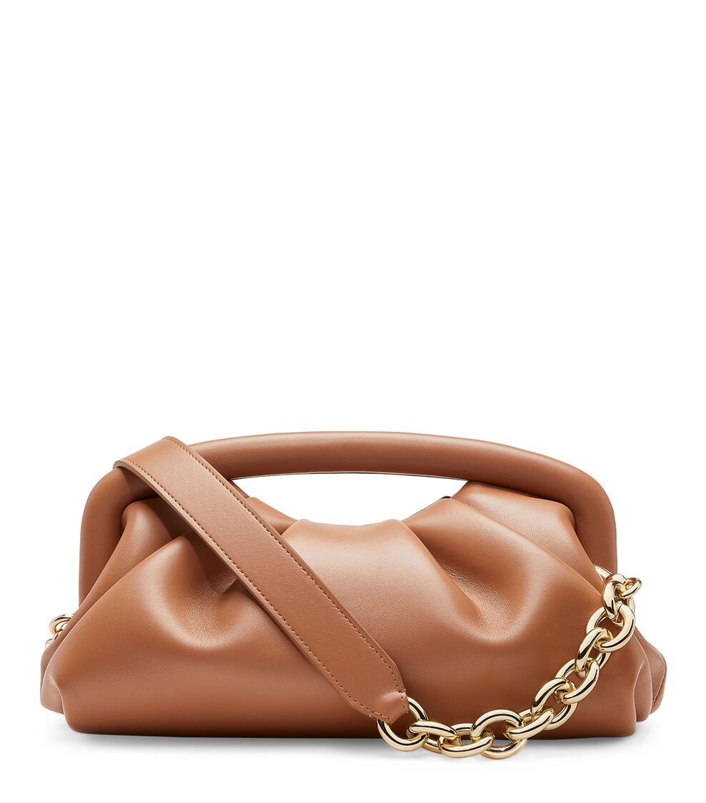 Stuart Weitzman THE MODA FRAME POUCH en TOSTADO de Mujer | Stuart Weitzman® Ahorra y exporta