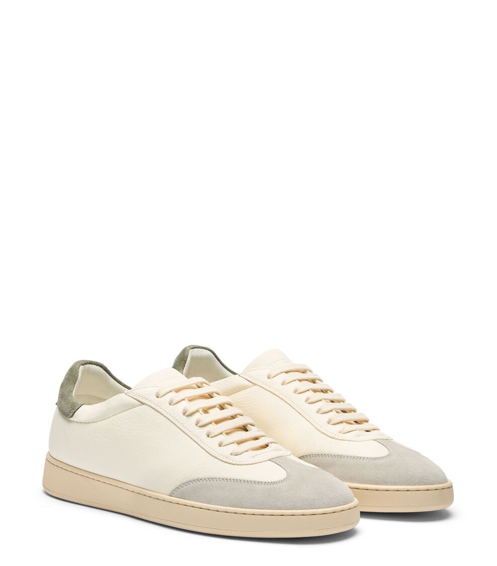 Stuart Weitzman BANNER en WHITE BIANCO/OATMEAL/SAGE de Mujer | Stuart Weitzman® Descuentos del mes