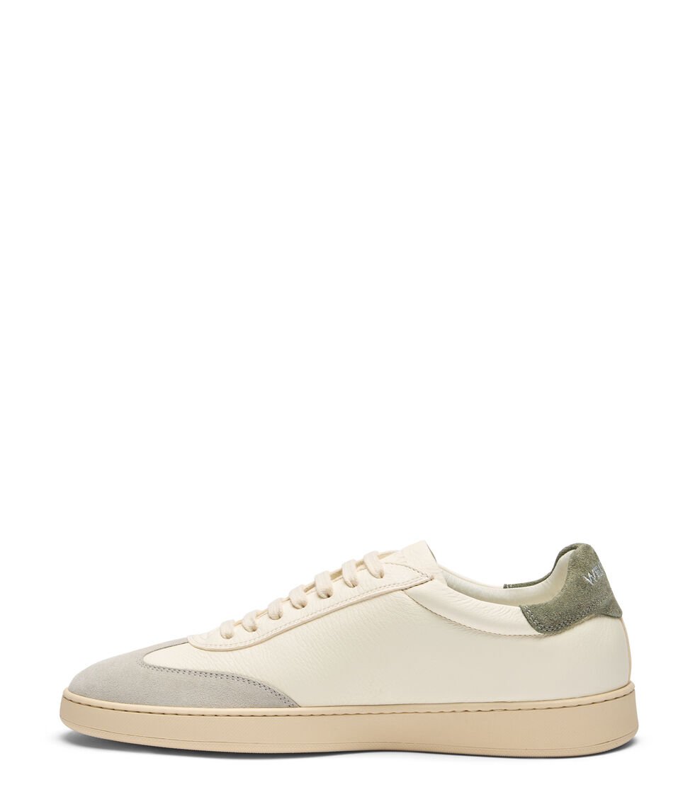 Stuart Weitzman BANNER en WHITE BIANCO/OATMEAL/SAGE de Mujer | Stuart Weitzman® Descuentos del mes