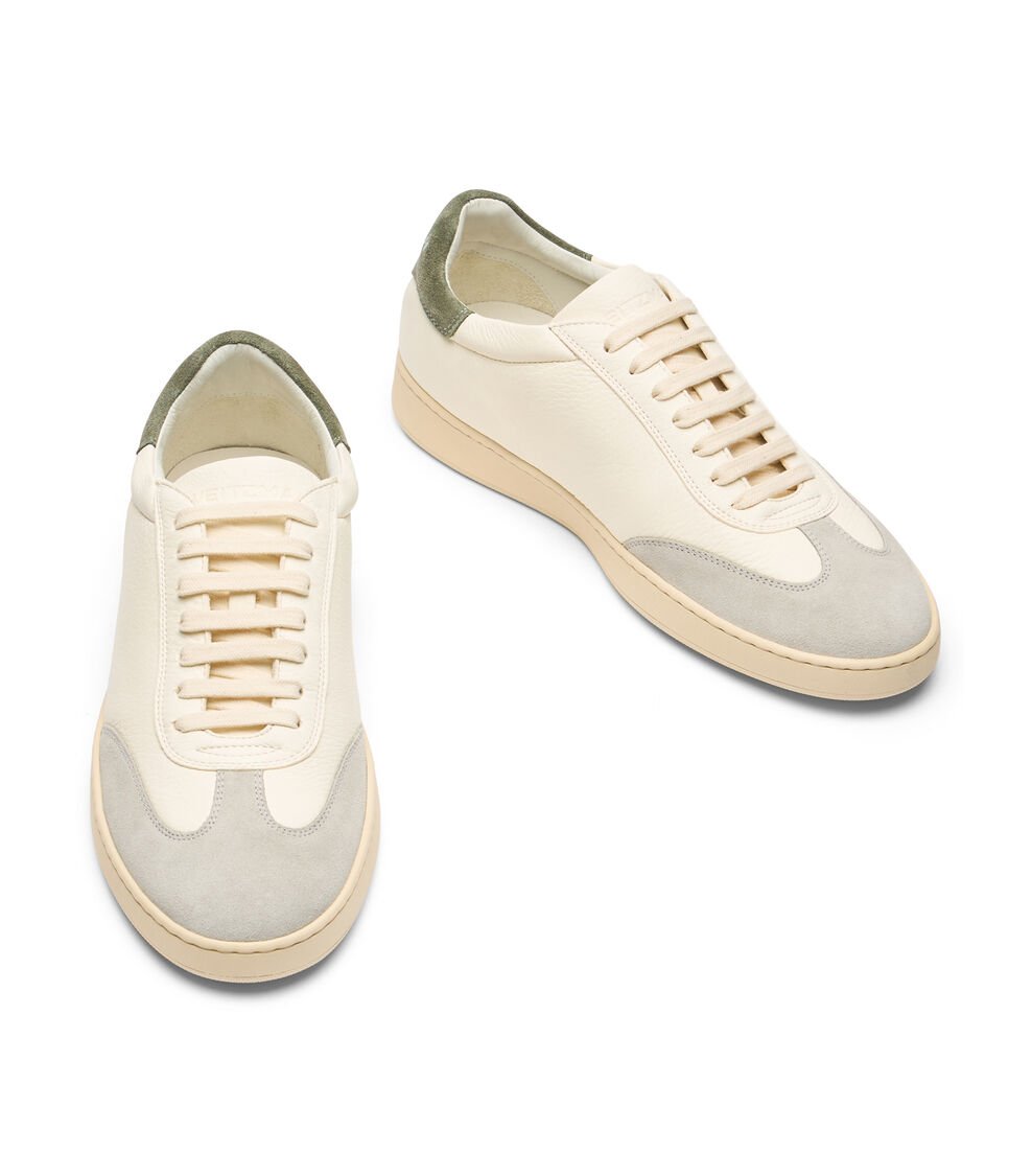 Stuart Weitzman BANNER en WHITE BIANCO/OATMEAL/SAGE de Mujer | Stuart Weitzman® Descuentos del mes
