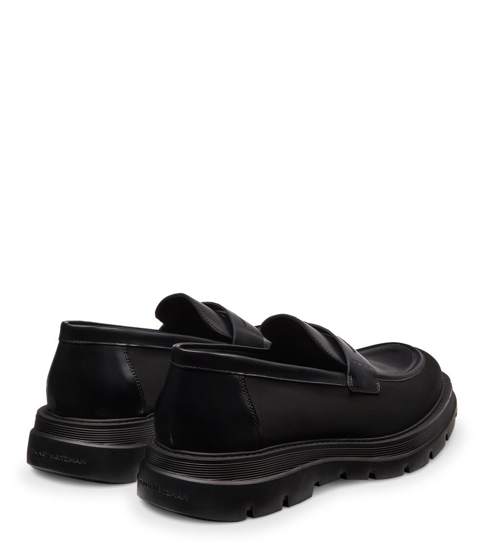 Stuart Weitzman SW CLUB LA PENNY LOAFER en NEGRO de Mujer | Stuart Weitzman® Rebajas de fin de temporada