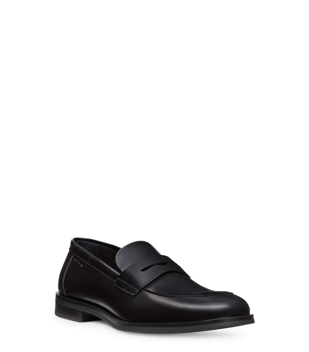 Stuart Weitzman SW CLUB CLASSIC PENNY LOAFER en NEGRO de Mujer | Stuart Weitzman® 2025