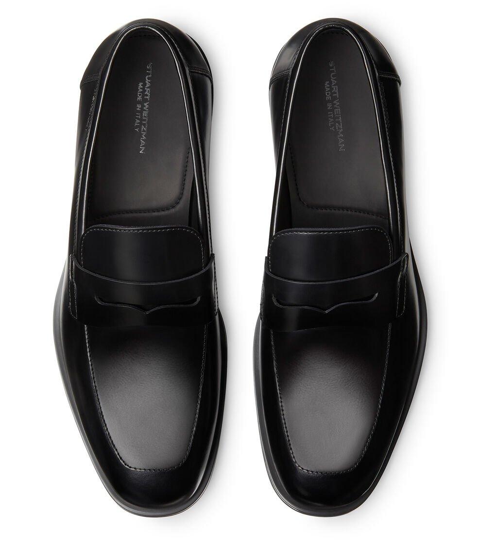 Stuart Weitzman SW CLUB CLASSIC PENNY LOAFER en NEGRO de Mujer | Stuart Weitzman® 2025