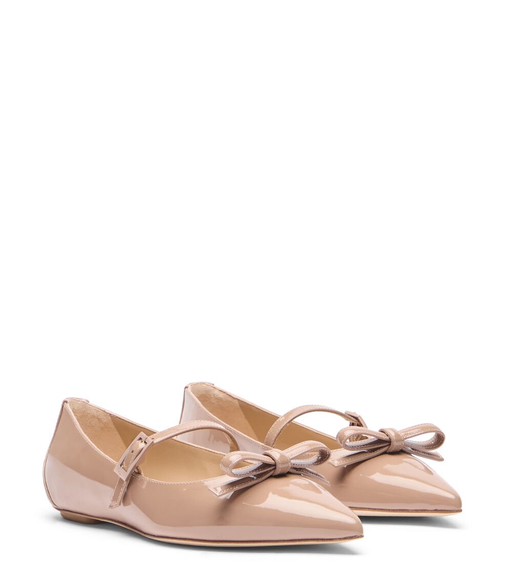 Stuart Weitzman STUART FELICITY MARY JANE FLAT en GAMUZA de Mujer | Stuart Weitzman® En línea