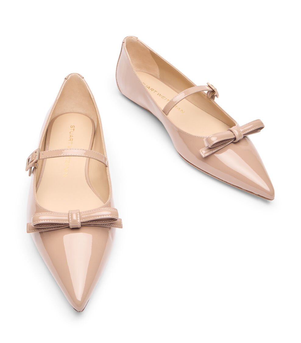 Stuart Weitzman STUART FELICITY MARY JANE FLAT en GAMUZA de Mujer | Stuart Weitzman® En línea
