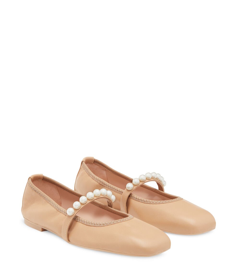 Stuart Weitzman GOLDIE BALLET FLAT en ADOBE de Mujer | Stuart Weitzman® Ofertas