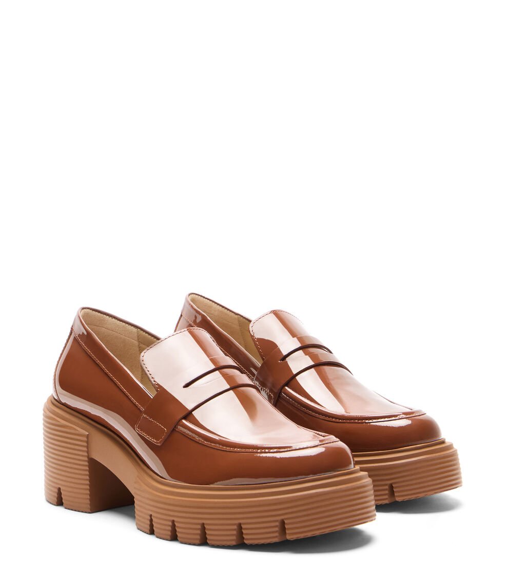 Stuart Weitzman SOHO LOAFER en MARRÓN BRIDA TONAL de Mujer | Stuart Weitzman® Gran oferta