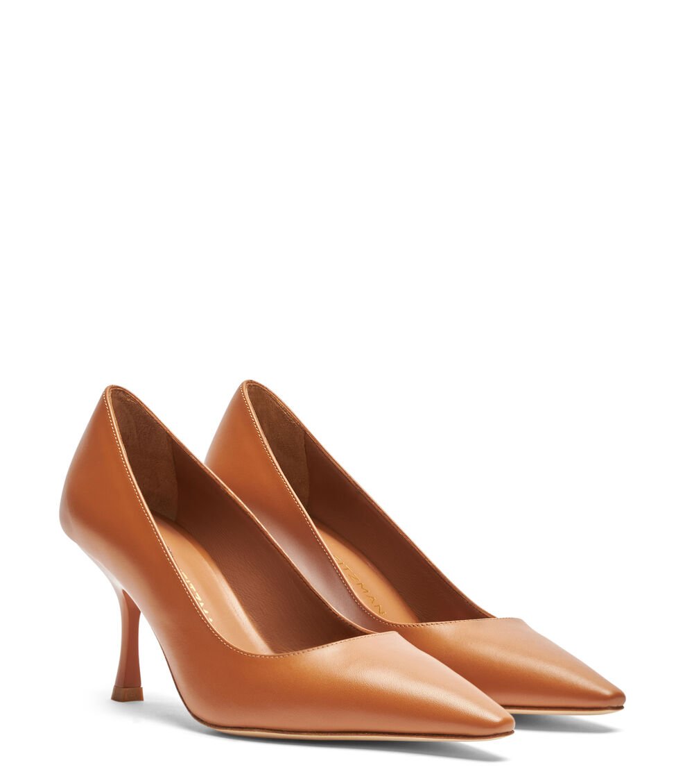 Stuart Weitzman NAOMI 75 PUMP en AVELLANA de Mujer | Stuart Weitzman® Rebajas de fábrica