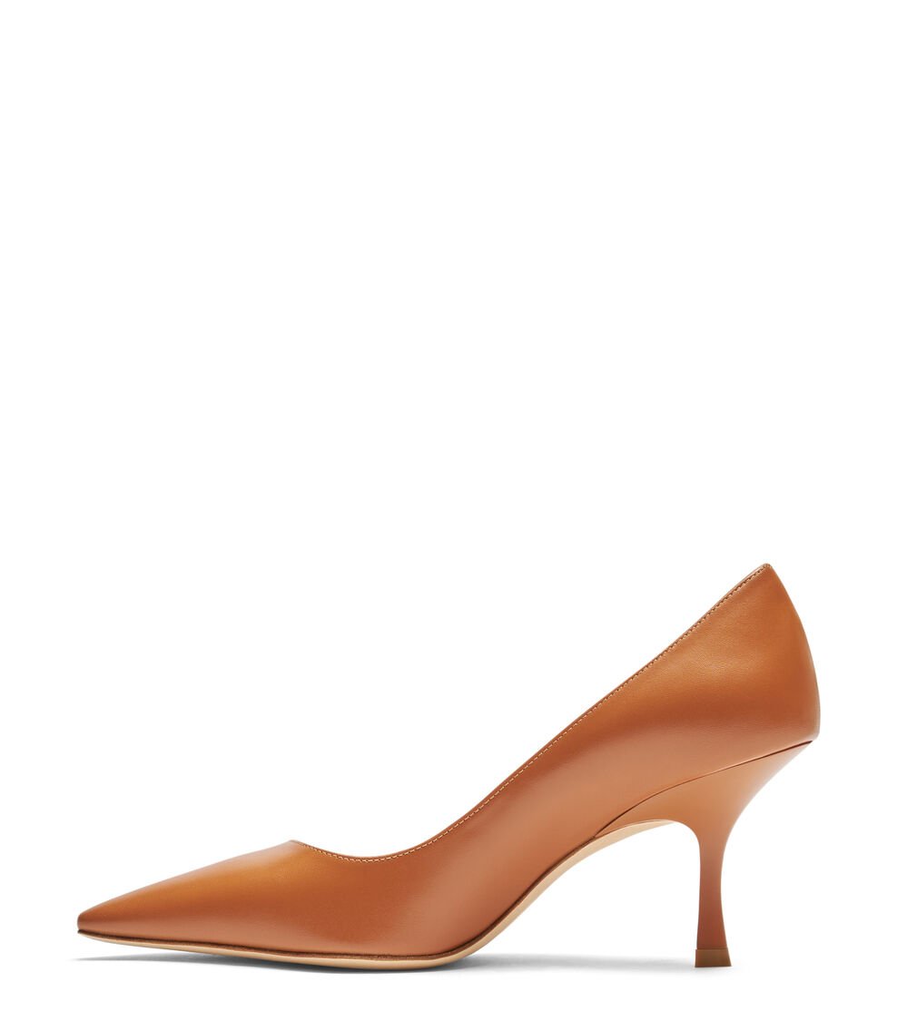 Stuart Weitzman NAOMI 75 PUMP en AVELLANA de Mujer | Stuart Weitzman® Rebajas de fábrica