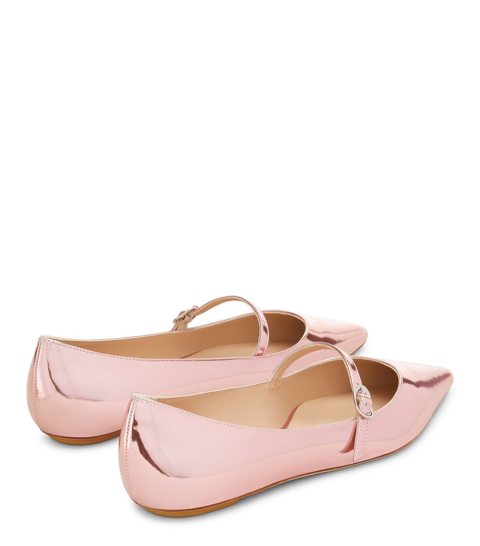 Stuart Weitzman EMILIA MARY JANE FLAT en ROSA MARSHMELLOW de Mujer | Stuart Weitzman® Descuento