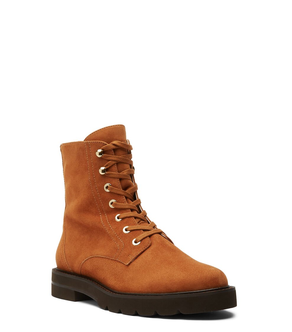 Stuart Weitzman MILA LIFT BOOTIE en NOUGAT de Mujer | Stuart Weitzman® Envío gratis