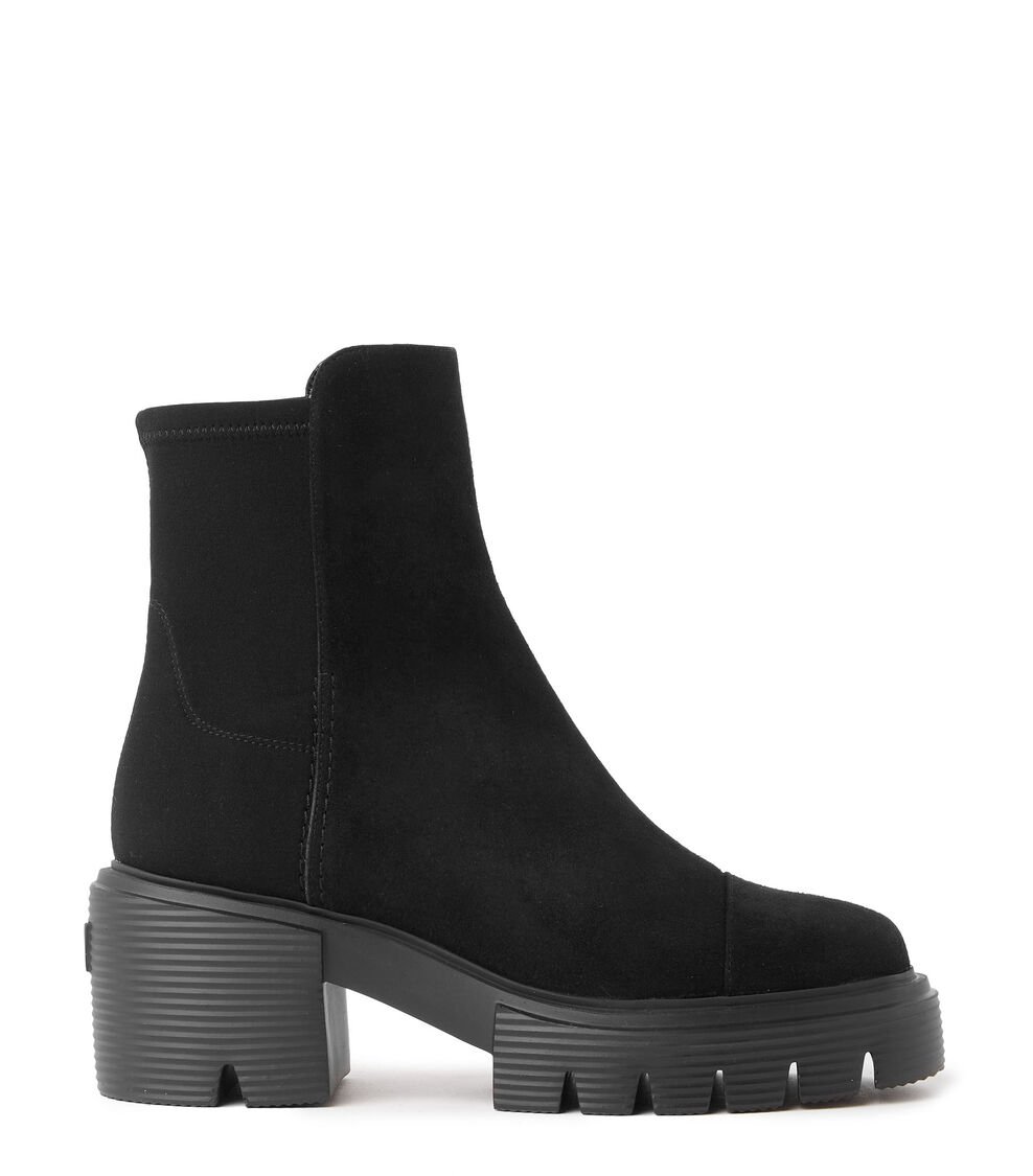 Stuart Weitzman 5050 SOHO BOOTIE en NEGRO de Mujer | Stuart Weitzman®