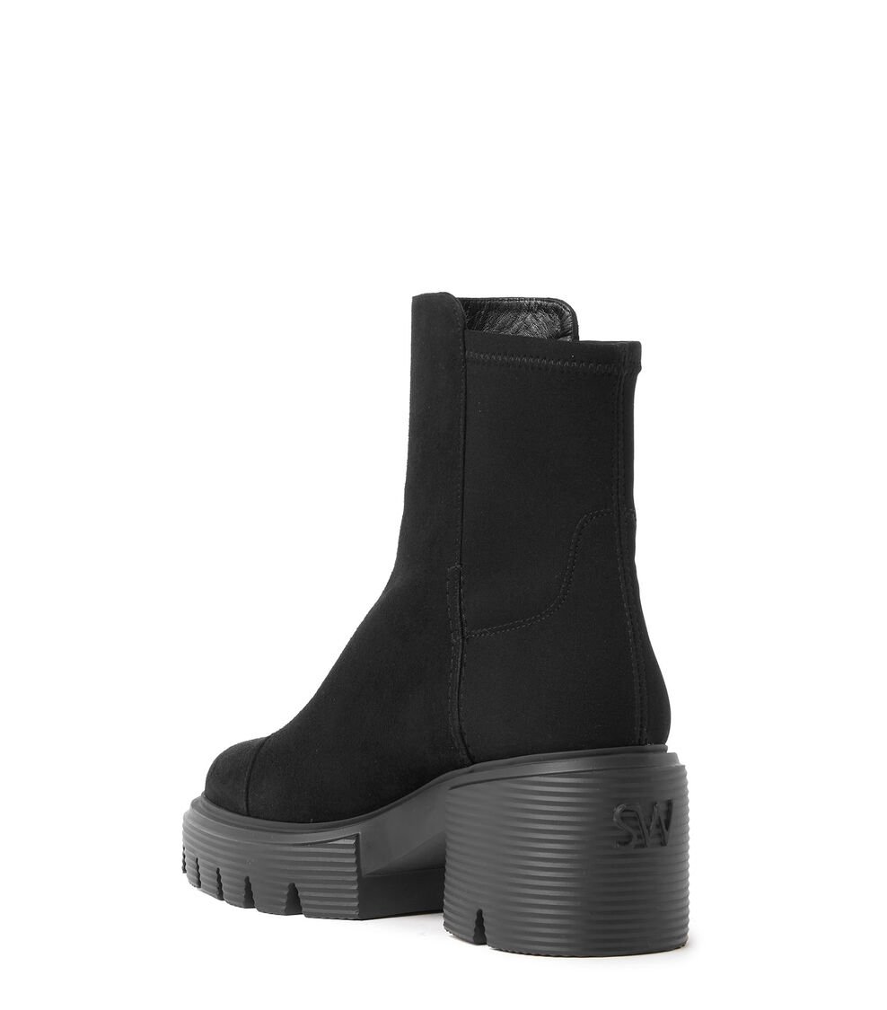 Stuart Weitzman 5050 SOHO BOOTIE en NEGRO de Mujer | Stuart Weitzman® Oferta especial